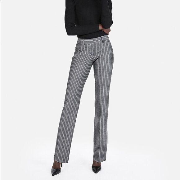 ✨HP✨Low Rise Barely Boot Ticking Stripe Pant✨ - Picture 3 of 4